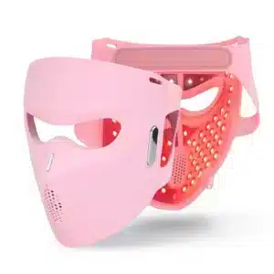 Bulk Custom Logo 660nm 850nm Silicone Red Light Therapy Mask For Loose Skin