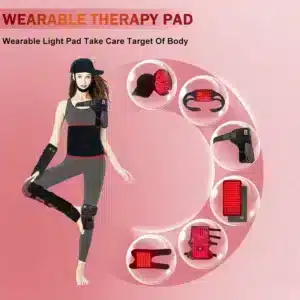 Custom Logo 660nm 850nm Near Infrared Red Light Therapy Mat For Pain Relief