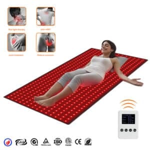 Custom Logo Medical Grade Full Body Red Light Therapy Pilates Yoga Studio Mat